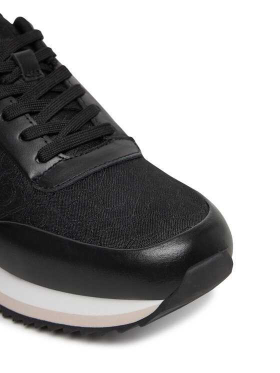 Calvin Klein Laisvalaikio batai Calvin Klein Runner Lace Up - Jacq HW0HW02413 Juoda