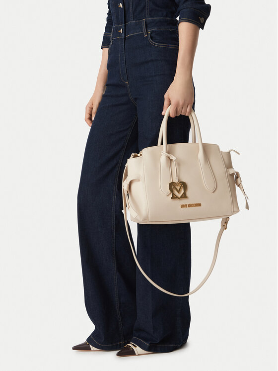 LOVE MOSCHINO Torbica LOVE MOSCHINO JC4055PP1PLL0110 Krem