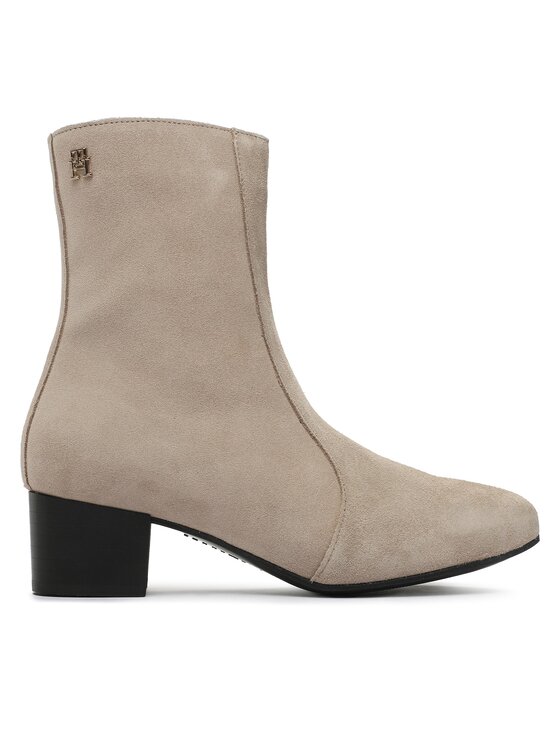 Tommy Hilfiger Aulinukai Tommy Hilfiger Th Feminine City Suede Bootie FW0FW07536 Smėlio