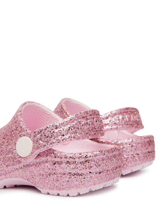 Crocs Шльопанці Crocs Classic Chunky Glitter Clog T 211940 Рожевий