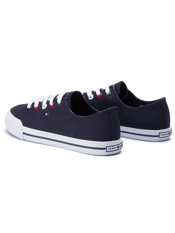 Tommy Hilfiger Tenis superge Tommy Hilfiger Tommy Essential Sneaker FW0FW04139 Mornarsko modra