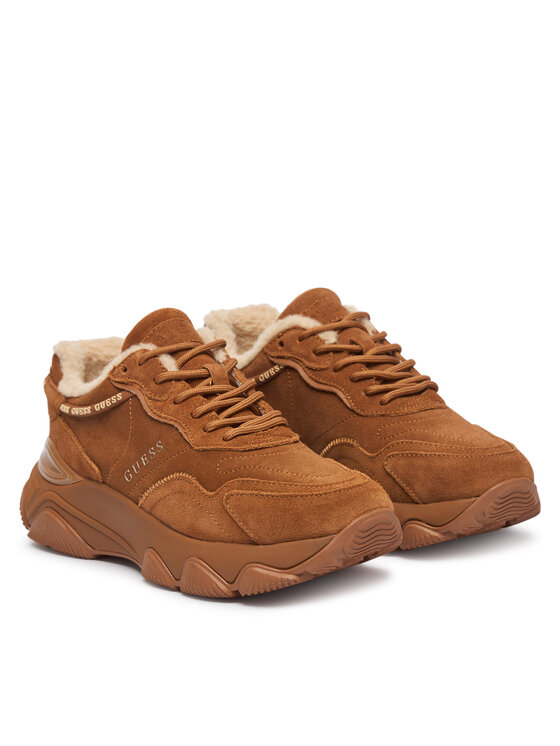 Guess Sneakersy Guess FLFMI3 SUE12 Hnedá
