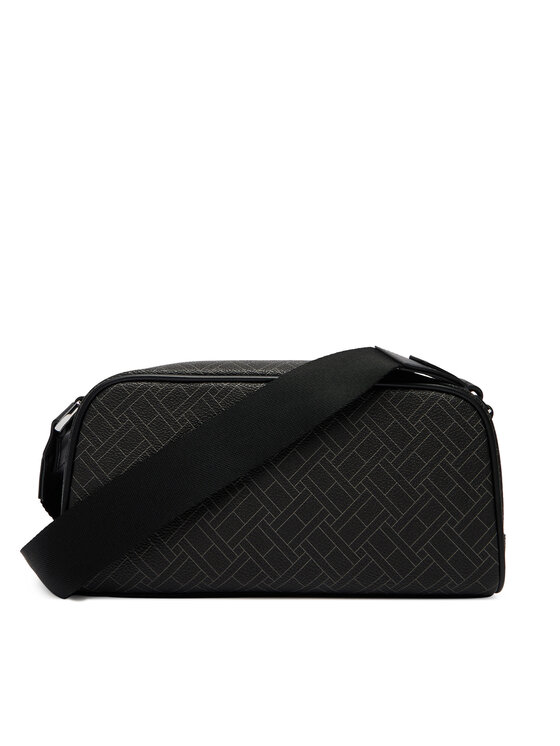 Tommy Hilfiger Taška cez rameno Tommy Hilfiger Th Flag Monogram Camera Bag AM0AM14297 Čierna