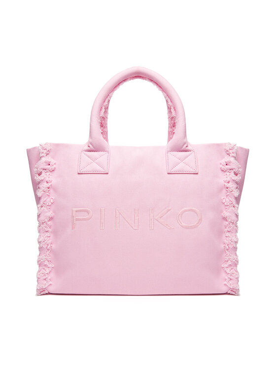 PINKO Kabelka PINKO Beach Shopping PE 25 PLTT 100782 A1WQ Růžová