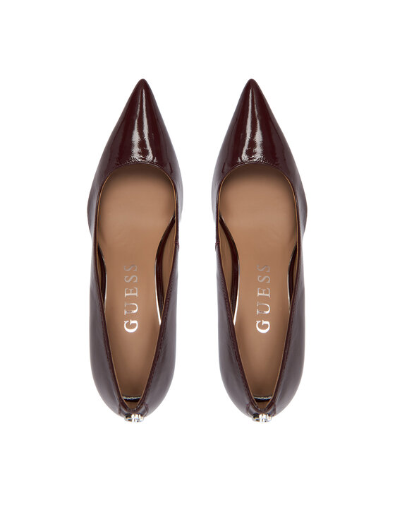 Guess Туфлі на шпильці Guess FLFPRN LEP08 Бордовий