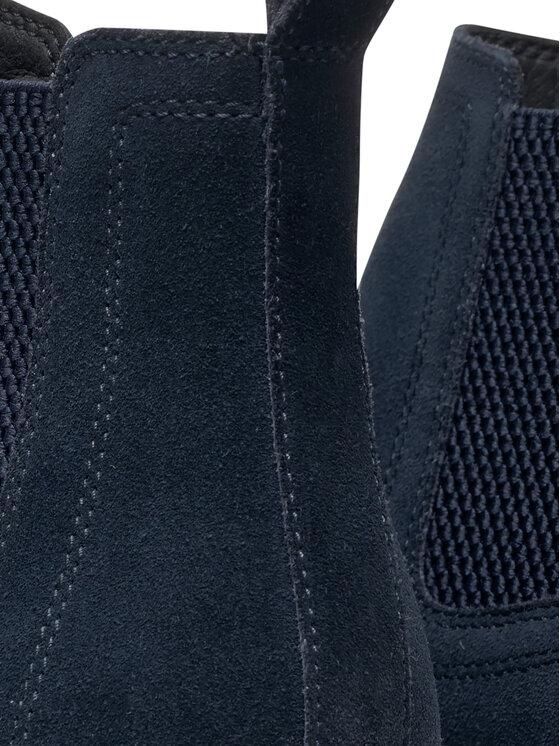 Geox Kotníková obuv s elastickým prvkem Geox U Spherica Ec1 U36D1C 00022 C4002 Tmavomodrá