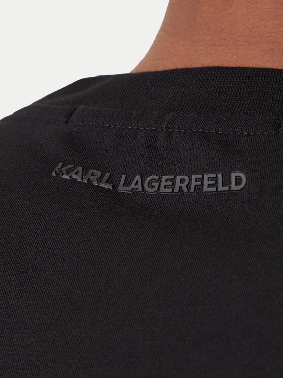 KARL LAGERFELD KARL LAGERFELD Camiseta 755055 561221 Negro Regular Fit