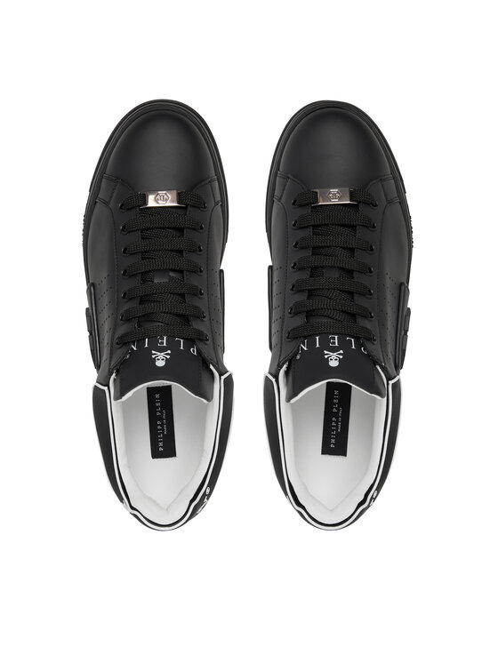 PHILIPP PLEIN Снікерcи PHILIPP PLEIN Top Hexagon PAES USC0775 PLE005N Чорний