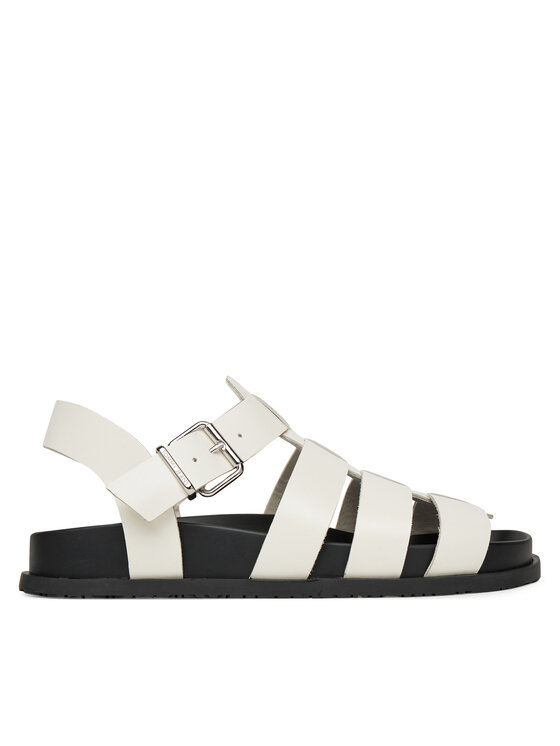 Tommy Jeans Sandale Tommy Jeans Tjw Fisherman Patent Sandal EN0EN02874 Alb
