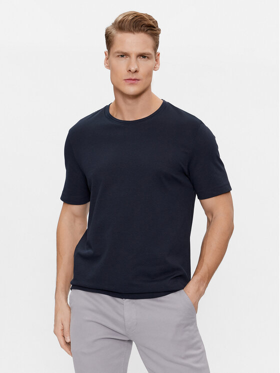BOSS Boss Футболка Tiburt 240 50452680 Cиній Regular Fit