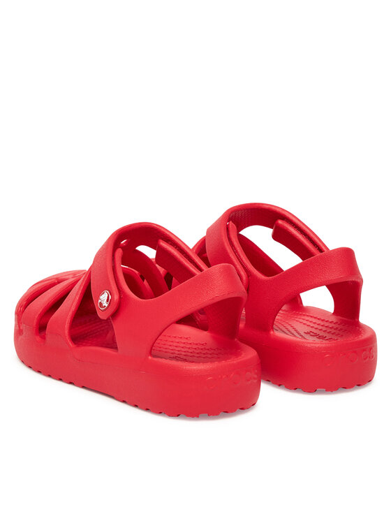 Crocs Босоніжки Crocs Kids' Classic Fisherman Sandal 210625 Червоний