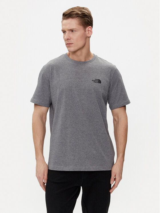 The North Face The North Face Majica Simple Dome NF0A87NG Siva Regular Fit