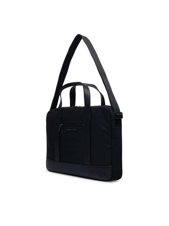Tommy Hilfiger Laptoptáska Tommy Hilfiger Th Nylon Computer Bag AM0AM14855 Fekete