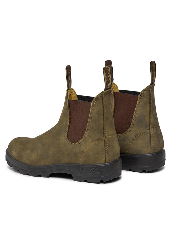 Blundstone Kotníková obuv s elastickým prvkem Blundstone 585 Hnědá