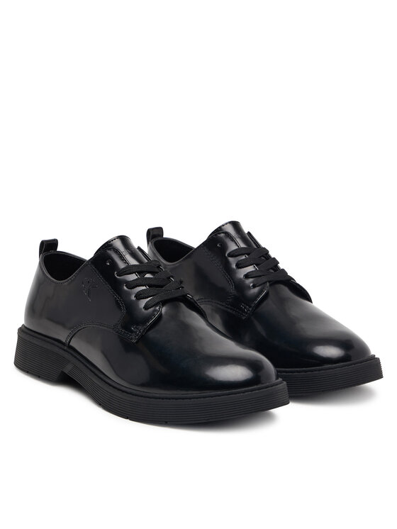 Calvin Klein Обувки Calvin Klein Low Cut Lace-Up Shoe V3X4-83494-1453 D Черен