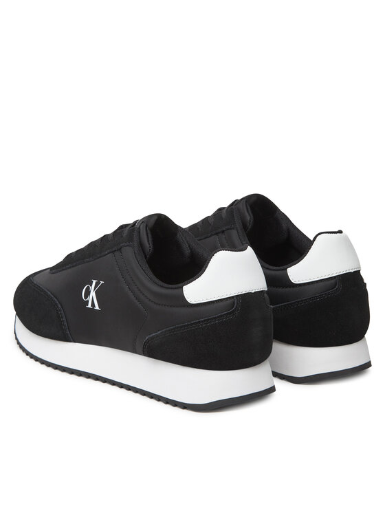 Calvin Klein Jeans Sneakersy Calvin Klein Jeans Retro Runner Lace Up Ny-Su YM0YM01325 Czarny