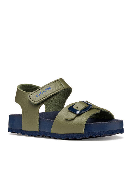 Geox Сандали Geox B Sandal Chalki Boy B652QA 000BC CD3F4 M Зелен