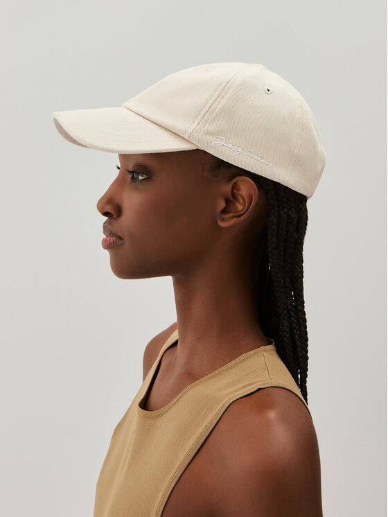 JACQUEMUS Šiltovka JACQUEMUS 216AC009U Écru