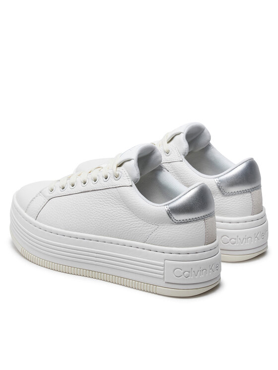 Calvin Klein Jeans Sneakers Calvin Klein Jeans Bold Flatf Low Mix Ohb YW0YW01632 Bianco