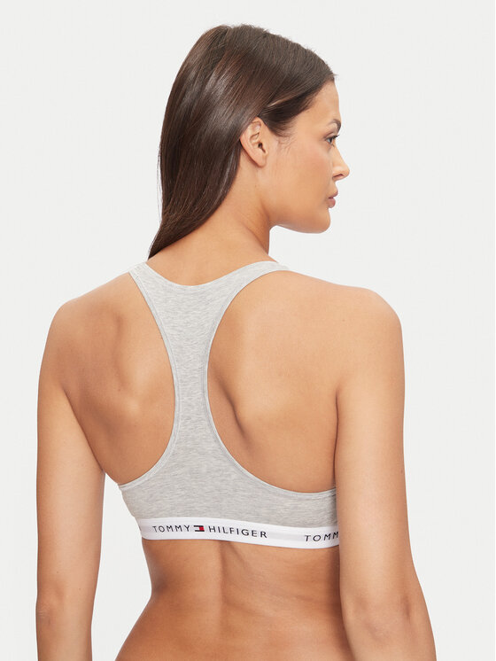 Tommy Hilfiger Tommy Hilfiger Sportinė liemenėlė Unlined UW0UW03820 Pilka