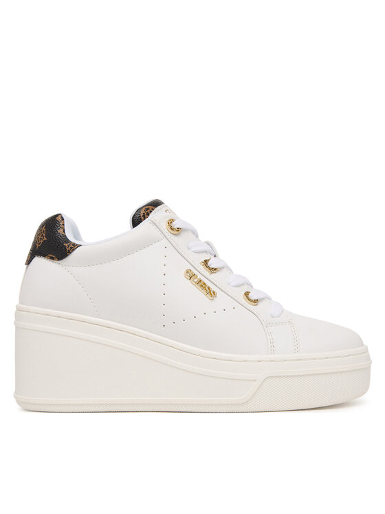 Guess Снікерcи Guess FLTRZY ELE12 Білий