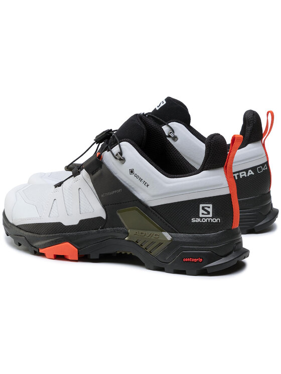 Salomon Sneakersy Salomon X Ultra 4 Gtx GORE-TEX 413854 27 V0 Sivá