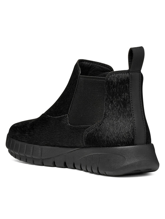Geox Ghete Jodhpur Geox D Flextride D669AD 000QS C9999 Negru