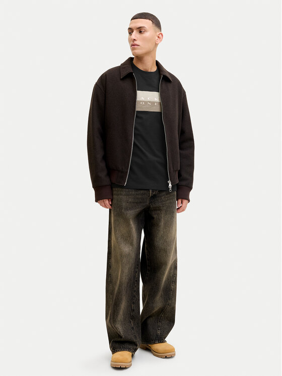 Jack & Jones Jack & Jones Camiseta Fusion 12289863 Negro Regular Fit
