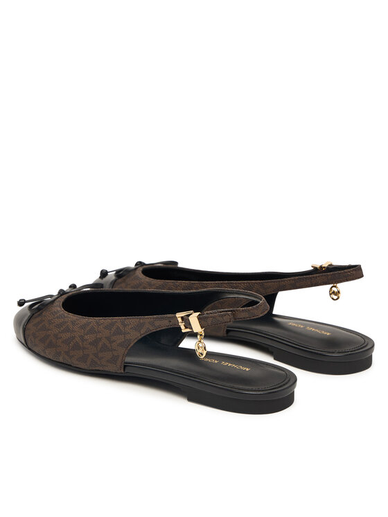 MICHAEL Michael Kors Балетки MICHAEL Michael Kors Piper Sling 40S6PIFP1B Коричневий