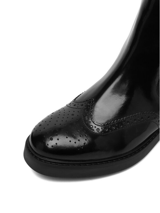U.S. Polo Assn. Kotníková obuv s elastickým prvkem U.S. Polo Assn. EO-ANYA002W/GL1 Černá