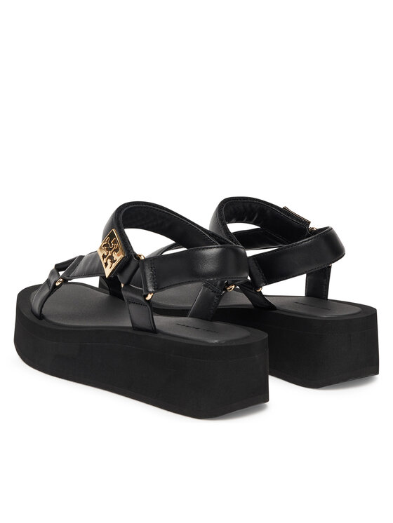 Tory Burch Сандали Tory Burch Mellow Platform Sandal 166402 Черен