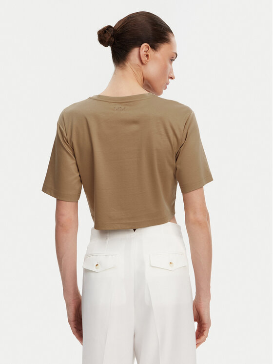 Max Mara Leisure Max Mara Leisure Camiseta 2516941098650 Marrón Regular Fit