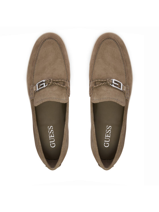 Guess Mokasyny Guess FMJHEA SUE14 Khaki