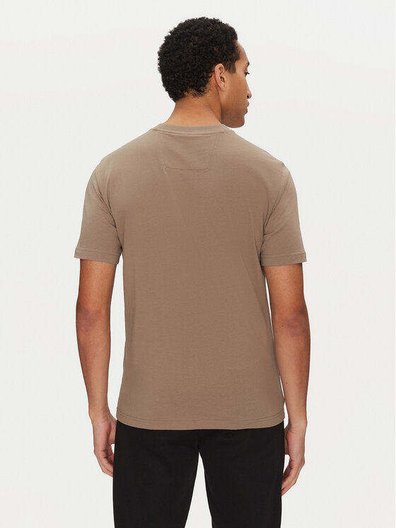 BOSS BOSS T-shirt 50531271 Beige Regular Fit