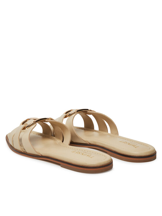TWINSET Παντόφλες TWINSET 251TGT090 Μπεζ