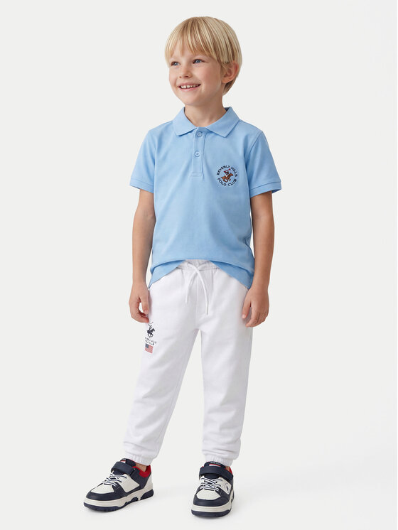 Beverly Hills Polo Club Beverly Hills Polo Club Поло P-SS26B-P42560 Голубий Regular Fit