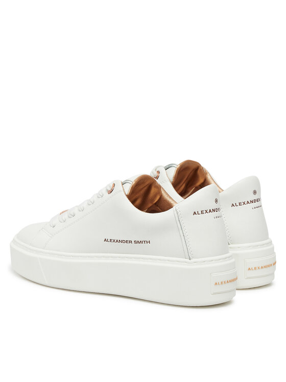 Alexander Smith Sneakersy Alexander Smith London High ALBBLHW 8401 Bílá