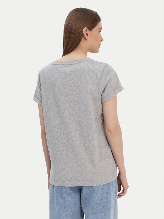 Tommy Hilfiger Tommy Hilfiger T-shirt UW0UW04525 Siva Regular Fit
