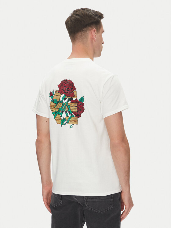 Etnies Etnies T-shirt Rose Arrow 4130004131 Bianco Regular Fit
