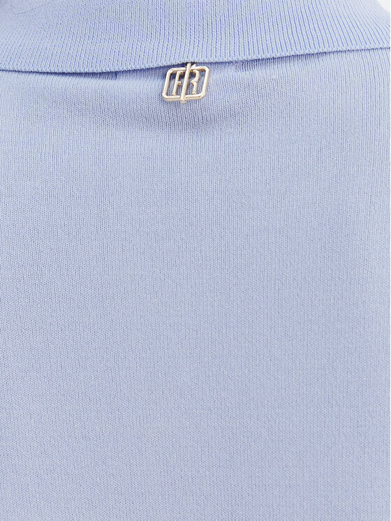 Fracomina Fracomina Поло FR26ST7003K524R9 Світло-синій Regular Fit
