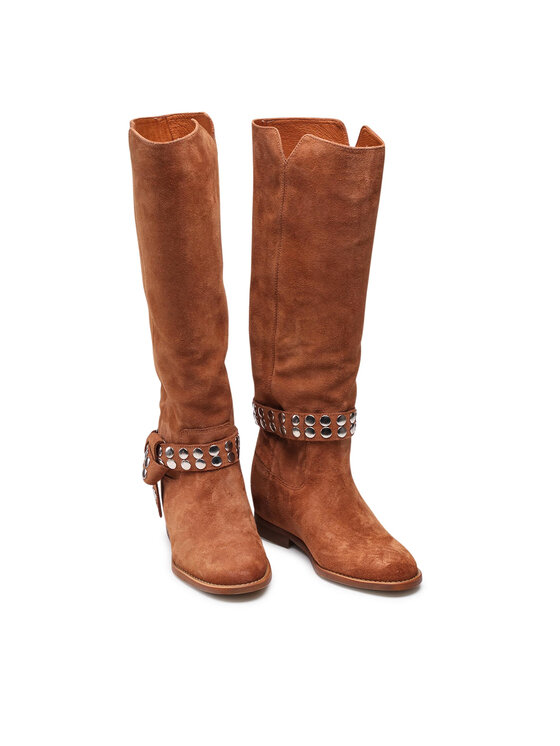 Carinii Botas altas Carinii B7484 Marrón