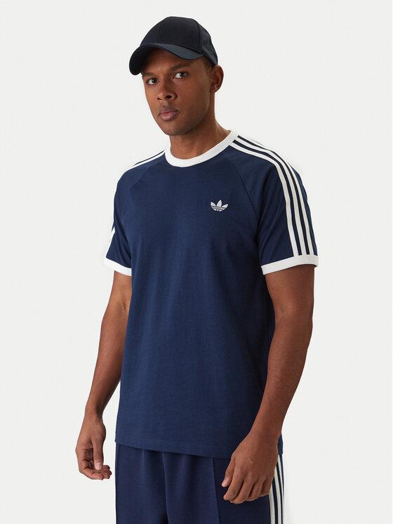 adidas adidas Футболка 3-Stripes KE3536 Cиній Regular Fit