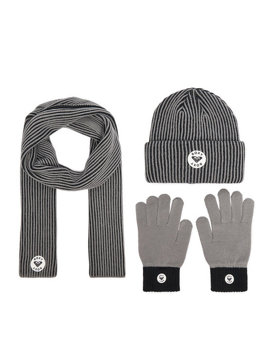 Roxy Conjunto: gorro, bufanda y guantes Roxy WBEO-RX-SW346-004-AW26 Gris