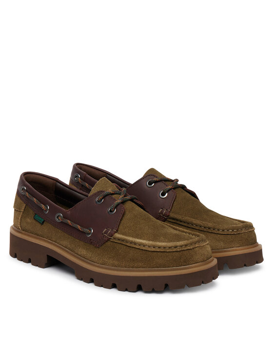 Clarks Лофери Clarks Cleyhill Boat 26186180 Хакі