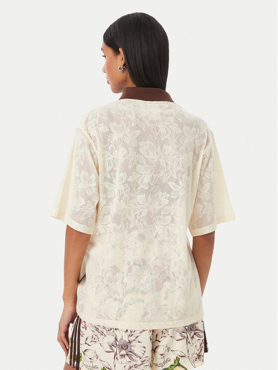 adidas adidas Camiseta Farm Rio KR0239 Beige claro Loose Fit