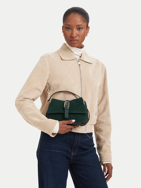 Furla Kabelka Furla Flow Mini Top Handle WB01032 BX3045 CN 5137S Tmavo zelená