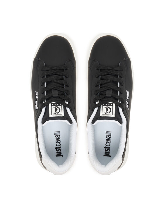 Just Cavalli Sneakersy Just Cavalli 80QA3SB6 ZPC25 Czarny