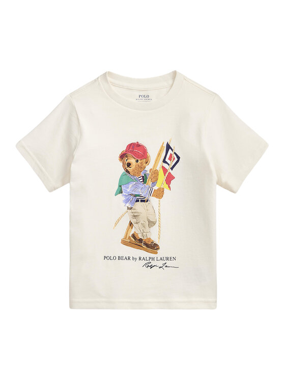 Polo Ralph Lauren Polo Ralph Lauren Camiseta 322A12428002 Écru Regular Fit