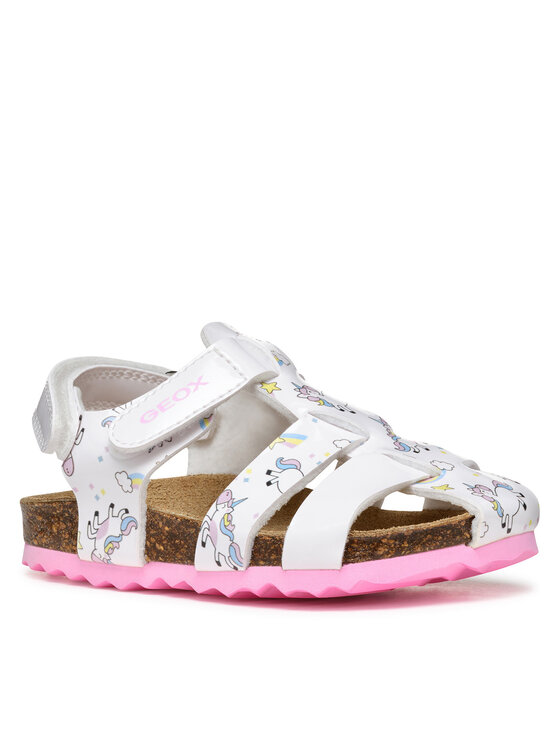 Geox Sandále Geox B Sandal Chalki B452RA 0FCHH C1000 M Biela