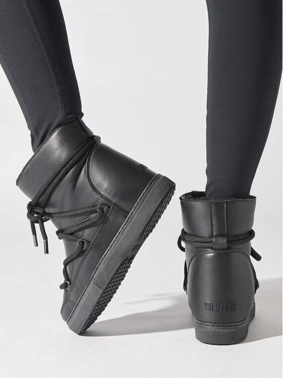 Inuikii Snehule Inuikii Full Leather 75203-087 Čierna